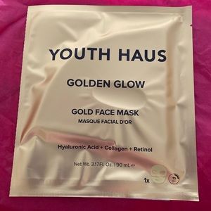 Youth Haus Golden Glow Face Mask!! NWT!!